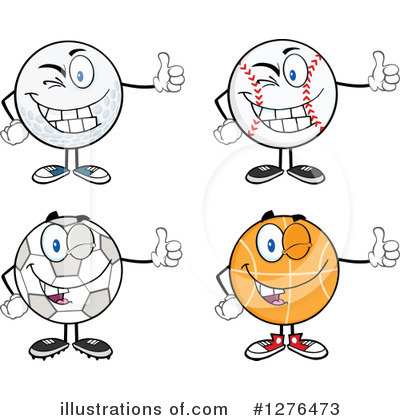 Royalty-Free (RF) Sports Clipart Illustration by Hit Toon - Stock Sample #1276473
