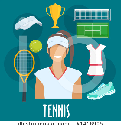 Royalty-Free (RF) Sports Clipart Illustration by Vector Tradition SM - Stock Sample #1416905