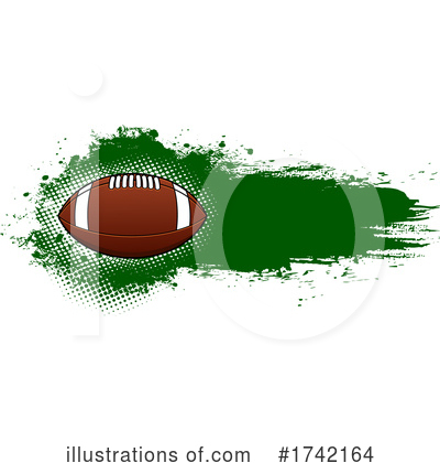 Footballs Clipart #1742164 by Vector Tradition SM