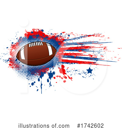 Footballs Clipart #1742602 by Vector Tradition SM