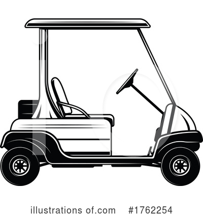 Golf Cart Clipart #1762254 by Vector Tradition SM