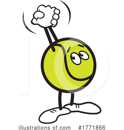 Tennis Clipart #1771866 by Johnny Sajem