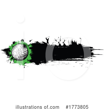 Golf Ball Clipart #1773805 by Vector Tradition SM