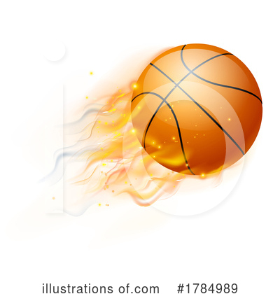 Flaming Basketball Clipart #1784989 by AtStockIllustration