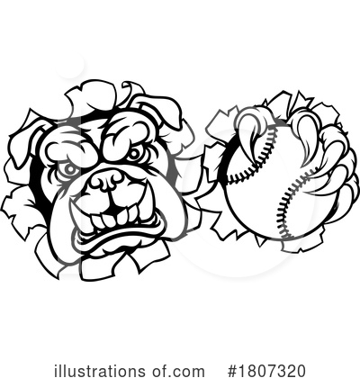 Softball Clipart #1807320 by AtStockIllustration