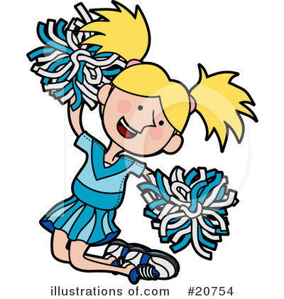 Cheerleader Clipart #20754 by AtStockIllustration