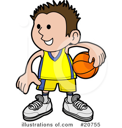 Basketball Player Clipart #20755 by AtStockIllustration