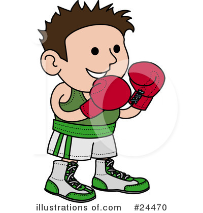 Boxing Clipart #24470 by AtStockIllustration