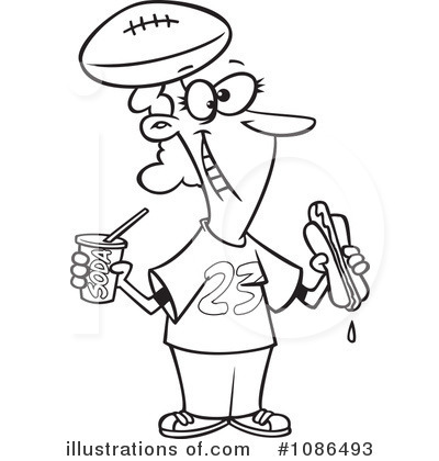 Sports Fans Clipart #1086493 by toonaday