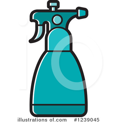 Royalty-Free (RF) Spray Bottle Clipart Illustration by Lal Perera - Stock Sample #1239045