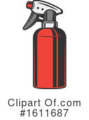 Spray Bottle Clipart #1611687 by Vector Tradition SM