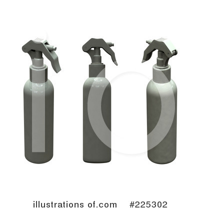 Royalty-Free (RF) Spray Bottle Clipart Illustration by patrimonio - Stock Sample #225302