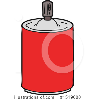 Royalty-Free (RF) Spray Can Clipart Illustration by lineartestpilot - Stock Sample #1519600