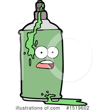 Royalty-Free (RF) Spray Can Clipart Illustration by lineartestpilot - Stock Sample #1519602