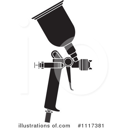 Spray Gun Clipart #1117381 by Lal Perera