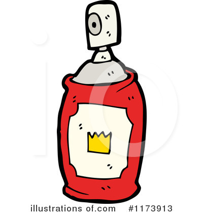 Royalty-Free (RF) Spray Paint Clipart Illustration by lineartestpilot - Stock Sample #1173913