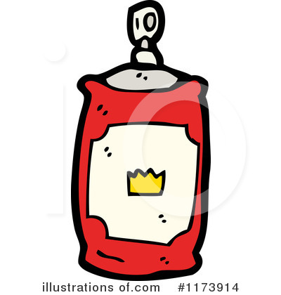 Royalty-Free (RF) Spray Paint Clipart Illustration by lineartestpilot - Stock Sample #1173914