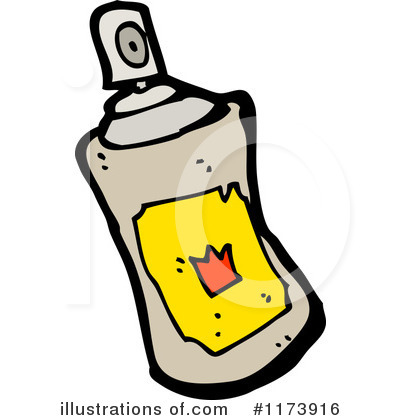 Royalty-Free (RF) Spray Paint Clipart Illustration by lineartestpilot - Stock Sample #1173916