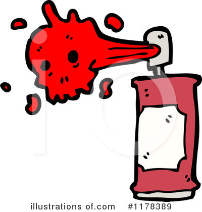 Royalty-Free (RF) Spray Paint Clipart Illustration by lineartestpilot - Stock Sample #1178389