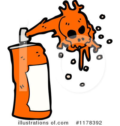 Royalty-Free (RF) Spray Paint Clipart Illustration by lineartestpilot - Stock Sample #1178392
