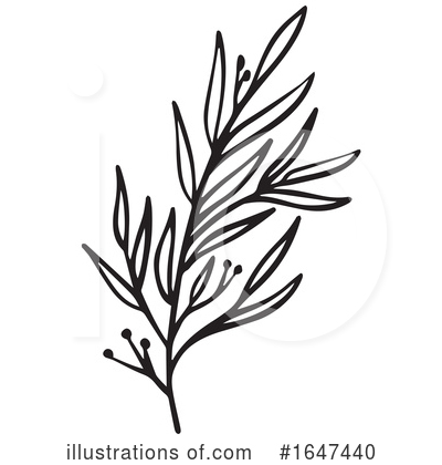 Sprig Clipart #1647440 by Cherie Reve