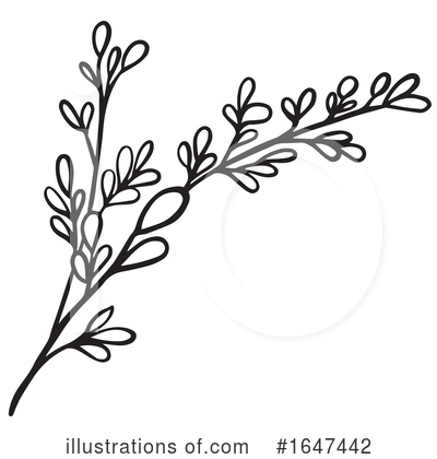 Sprig Clipart #1647442 by Cherie Reve