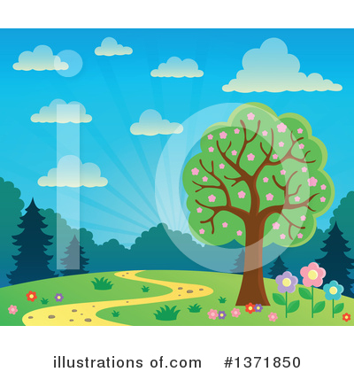 Royalty-Free (RF) Spring Clipart Illustration by visekart - Stock Sample #1371850