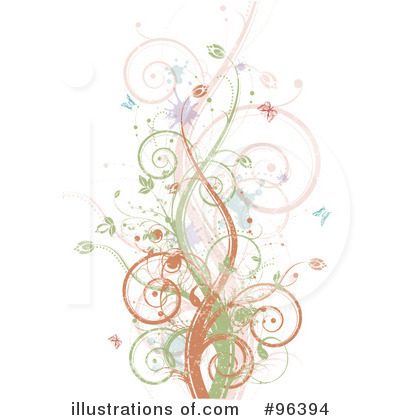 Royalty-Free (RF) Spring Floral Clipart Illustration by MilsiArt - Stock Sample #96394