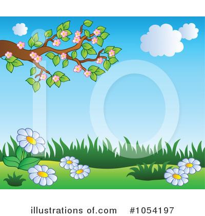 Royalty-Free (RF) Spring Time Clipart Illustration by visekart - Stock Sample #1054197