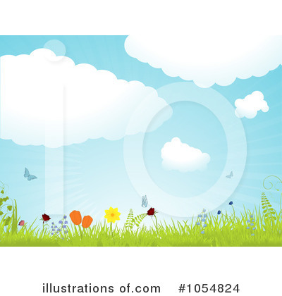 Royalty-Free (RF) Spring Time Clipart Illustration by elaineitalia - Stock Sample #1054824
