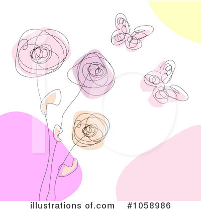 Butterflies Clipart #1058986 by vectorace