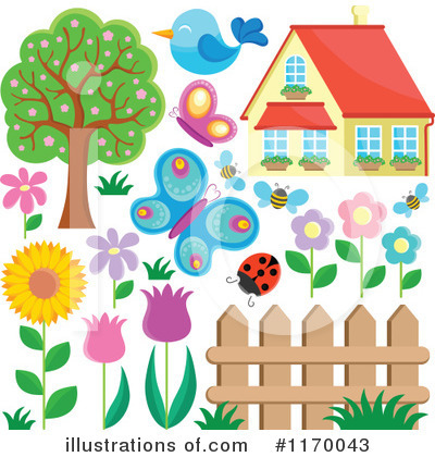 Royalty-Free (RF) Spring Time Clipart Illustration by visekart - Stock Sample #1170043