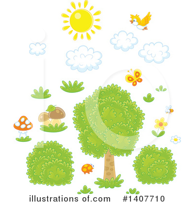 Royalty-Free (RF) Spring Time Clipart Illustration by Alex Bannykh - Stock Sample #1407710