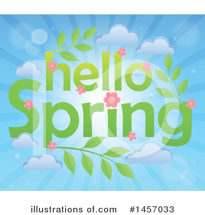 Royalty-Free (RF) Spring Time Clipart Illustration by visekart - Stock Sample #1457033