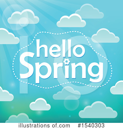 Royalty-Free (RF) Spring Time Clipart Illustration by visekart - Stock Sample #1540303