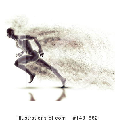 Royalty-Free (RF) Sprinting Clipart Illustration by KJ Pargeter - Stock Sample #1481862