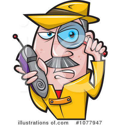 Magnifying Glass Clipart #1077947 by jtoons