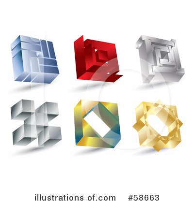 Royalty-Free (RF) Square Clipart Illustration by MilsiArt - Stock Sample #58663