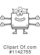 Square Robot Clipart #1142755 by Cory Thoman