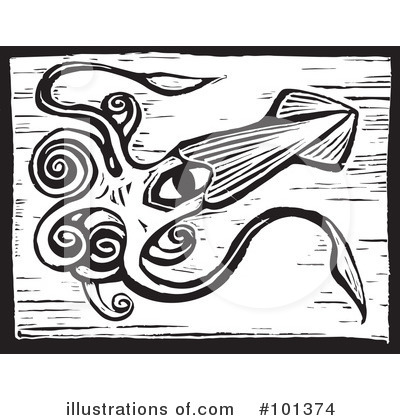 Squid Clipart #101374 by xunantunich