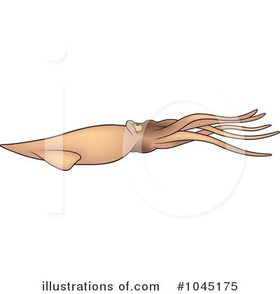 Royalty-Free (RF) Squid Clipart Illustration by dero - Stock Sample #1045175