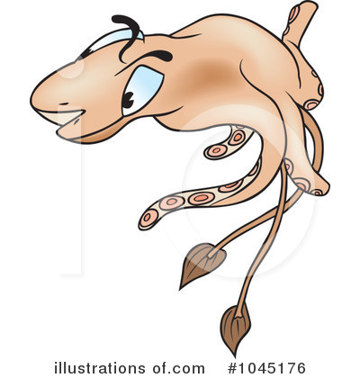 Royalty-Free (RF) Squid Clipart Illustration by dero - Stock Sample #1045176