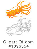 Squid Clipart #1096554 by Alex Bannykh