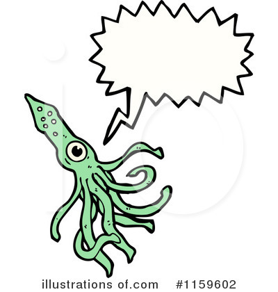 Royalty-Free (RF) Squid Clipart Illustration by lineartestpilot - Stock Sample #1159602