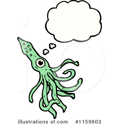 Squid Clipart #1159603 by lineartestpilot