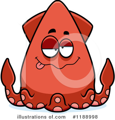 Royalty-Free (RF) Squid Clipart Illustration by Cory Thoman - Stock Sample #1188998