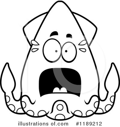 Royalty-Free (RF) Squid Clipart Illustration by Cory Thoman - Stock Sample #1189212