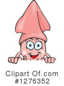Squid Clipart #1276352 by Dennis Holmes Designs