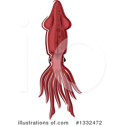 Royalty-Free (RF) Squid Clipart Illustration by Vector Tradition SM - Stock Sample #1332472