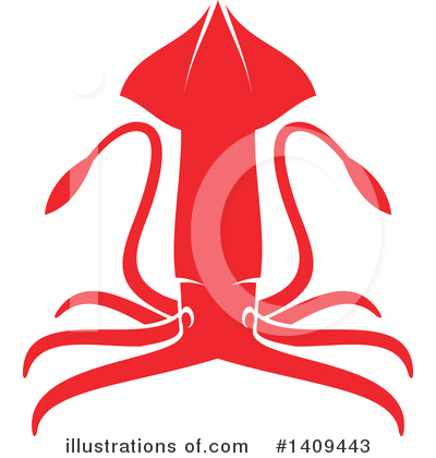 Royalty-Free (RF) Squid Clipart Illustration by Vector Tradition SM - Stock Sample #1409443